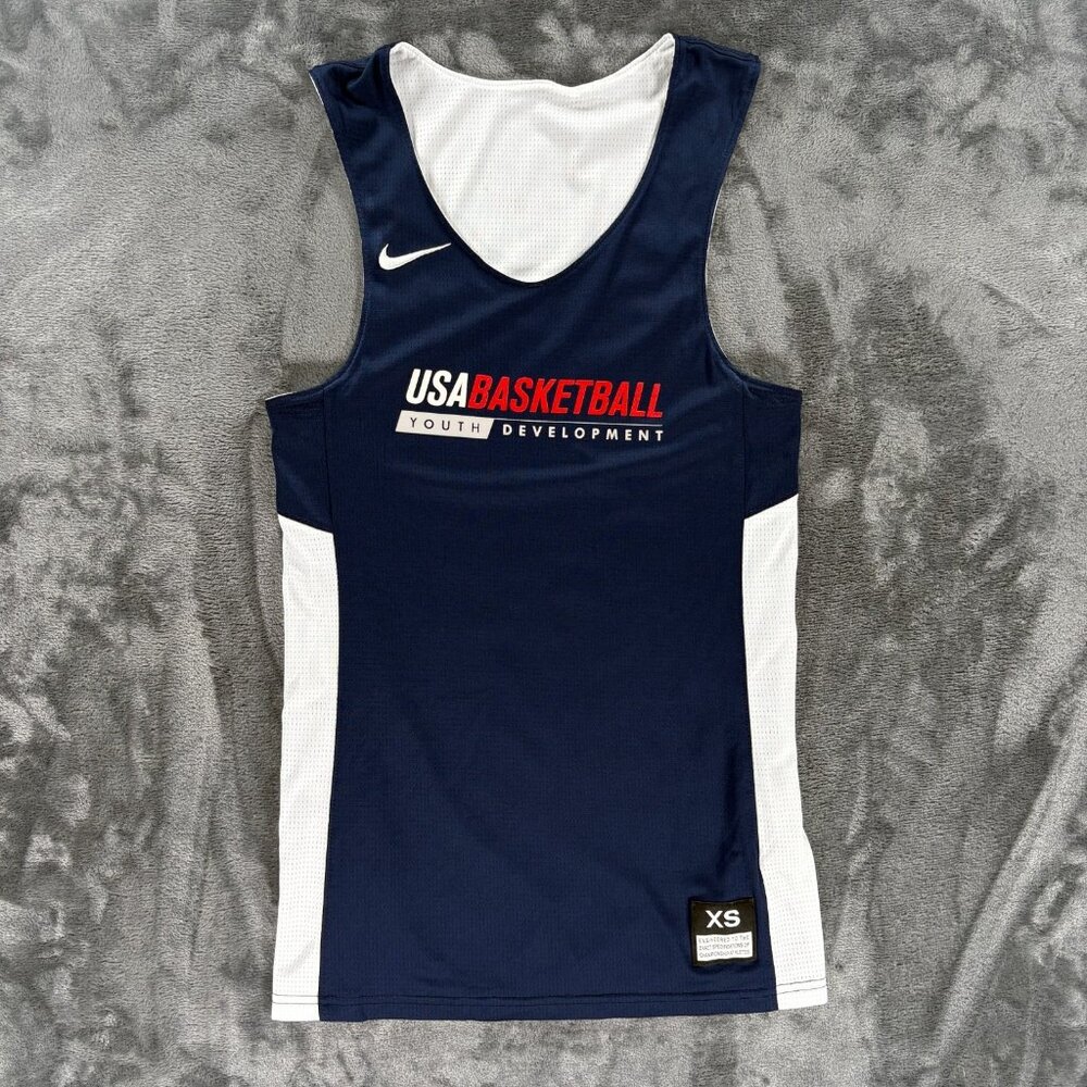 Nike USA Basketball Youth Development Reversible Jersey Adult XS Dream Team